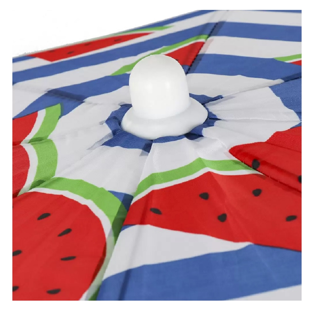 Зонт пляжный LG02/3 с наклоном, защита от UV-излучения, вентиляционные отверстия, 8 спиц 180 см