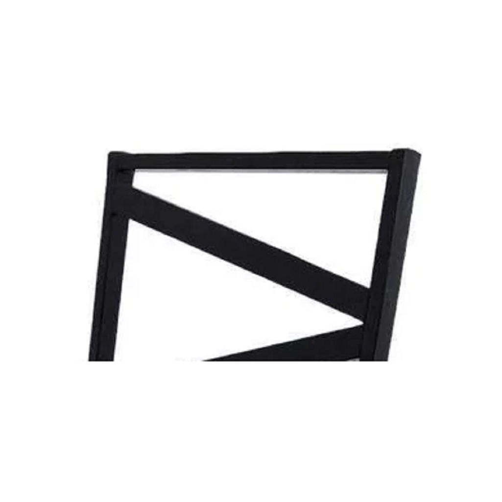 Стул полубарный New Victoria Усть-Люга, с мягким сиденьем Лофт Nova, черный