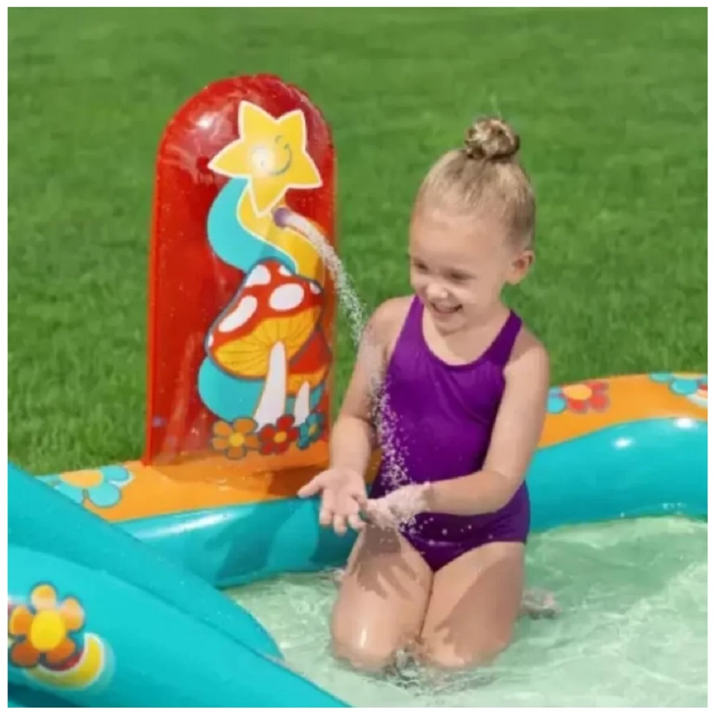 Игровой центр Bestway Retro Groove Play пляжный мяч, 5 мячей 189 л, 74х152х193 см