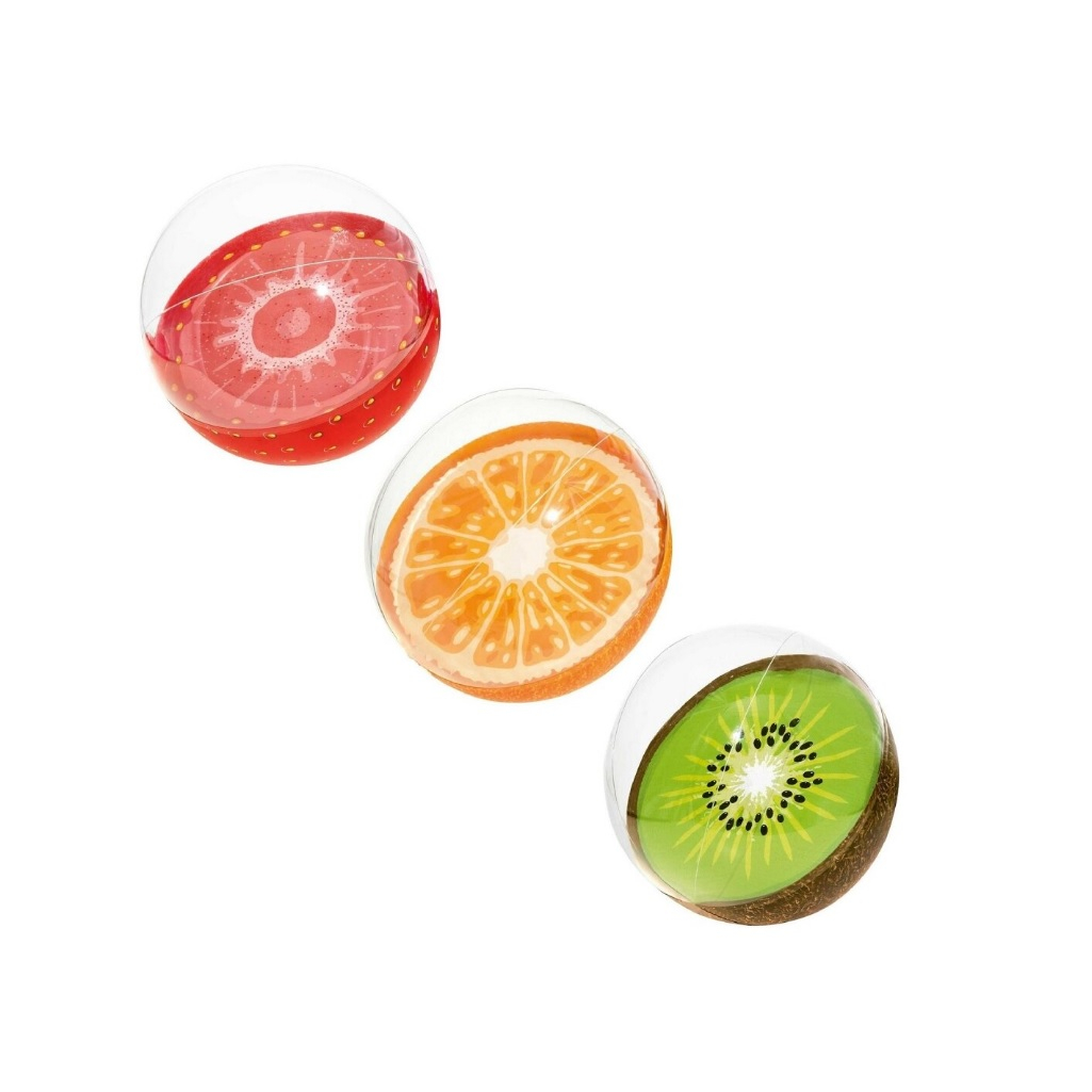 Мяч надувной Bestway Фрукты, 46 см, цвет в ассортименте, 31042