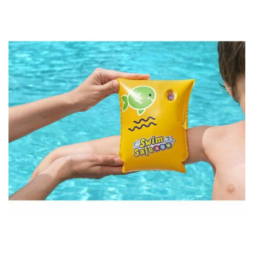 Нарукавники Bestway 32033, 3-6 лет, быстрое надувание, автоматические зажимы, 15х25 см