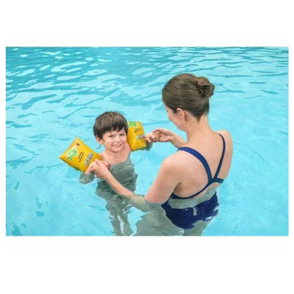 Нарукавники Bestway 32033, 3-6 лет, быстрое надувание, автоматические зажимы, 15х25 см