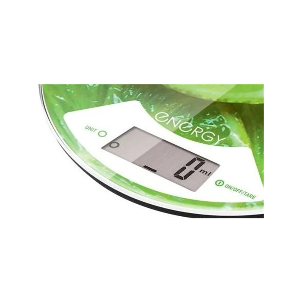 Весы кухонные Energy EN-423 Лайм электронные, круглые, 25х210 мм, зеленые, до 5 кг