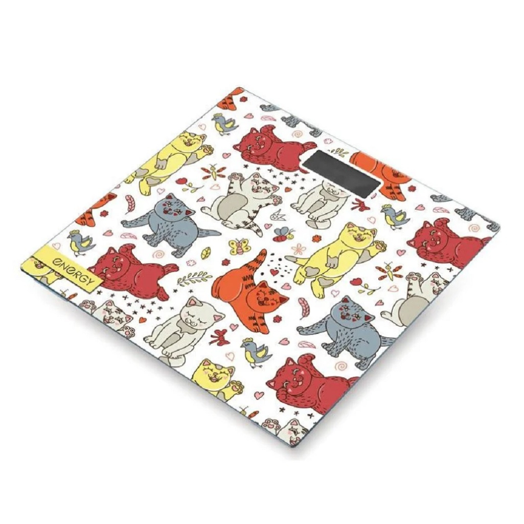 Весы напольные Energy EN-419В электронные, стекло, 30х30 см, до 180 кг