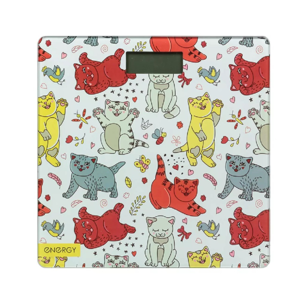 Весы напольные Energy EN-419В электронные, стекло, 30х30 см, до 180 кг