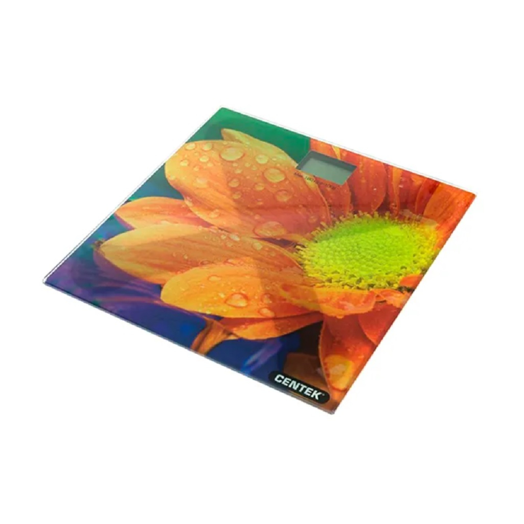 Весы напольные Centek CT-2420 Гербера электронные, стекло, 28х45 см, до 180 кг