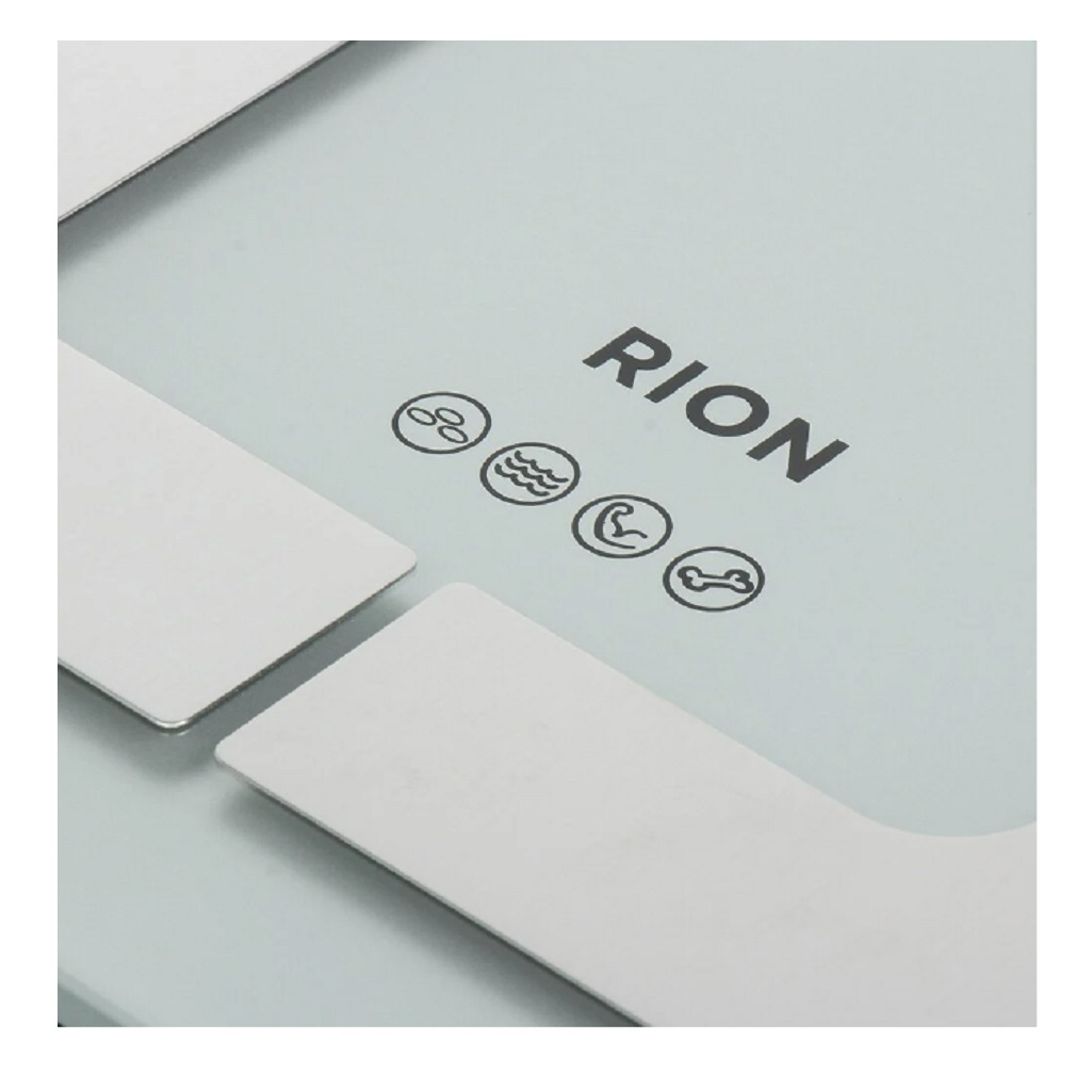 Весы напольные Rion, Smart PT-726 электронные, стекло, 30х30 см, LCD-дисплей, до 150 кг