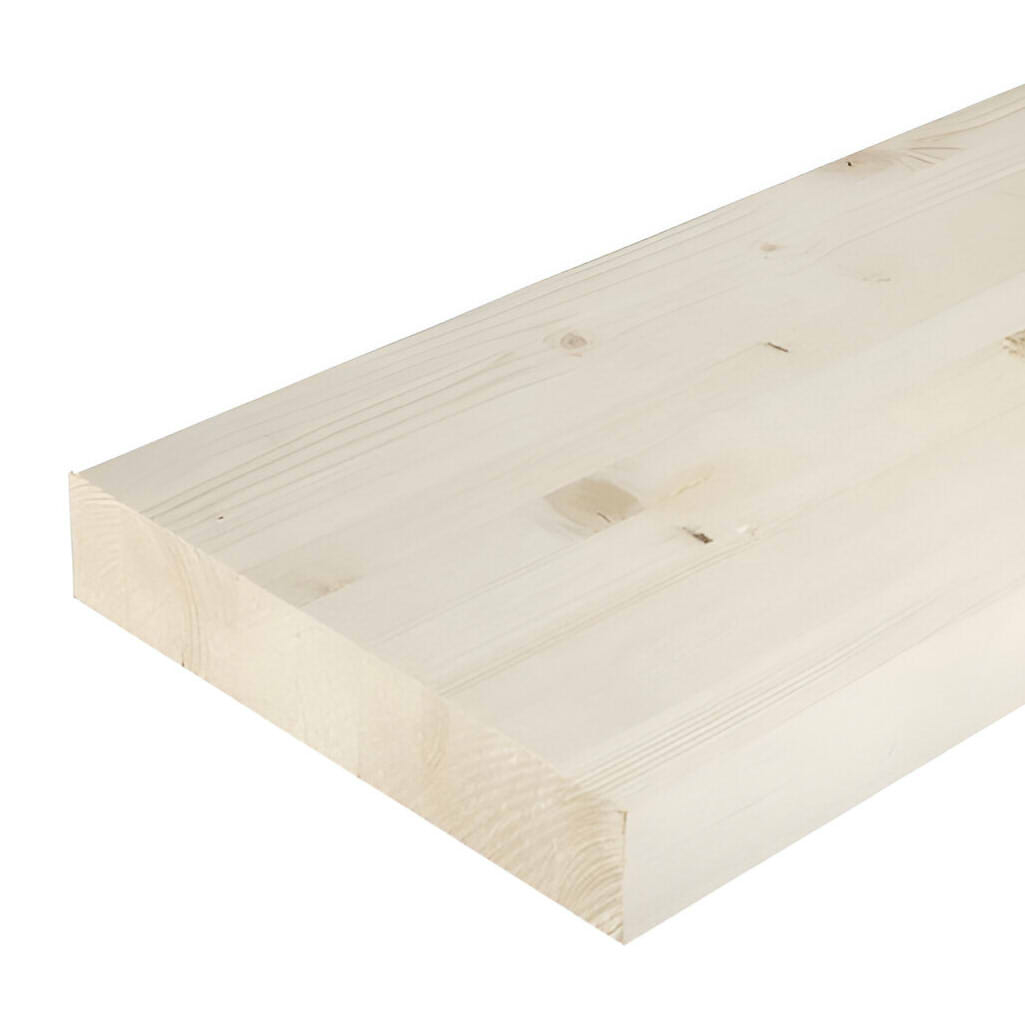 Тетива прямая, Сосна 50х300х3000 мм, деревянная, для лестницы