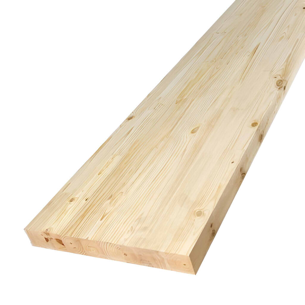Тетива прямая, Сосна 300х5 х4000 мм, деревянная, для лестницы