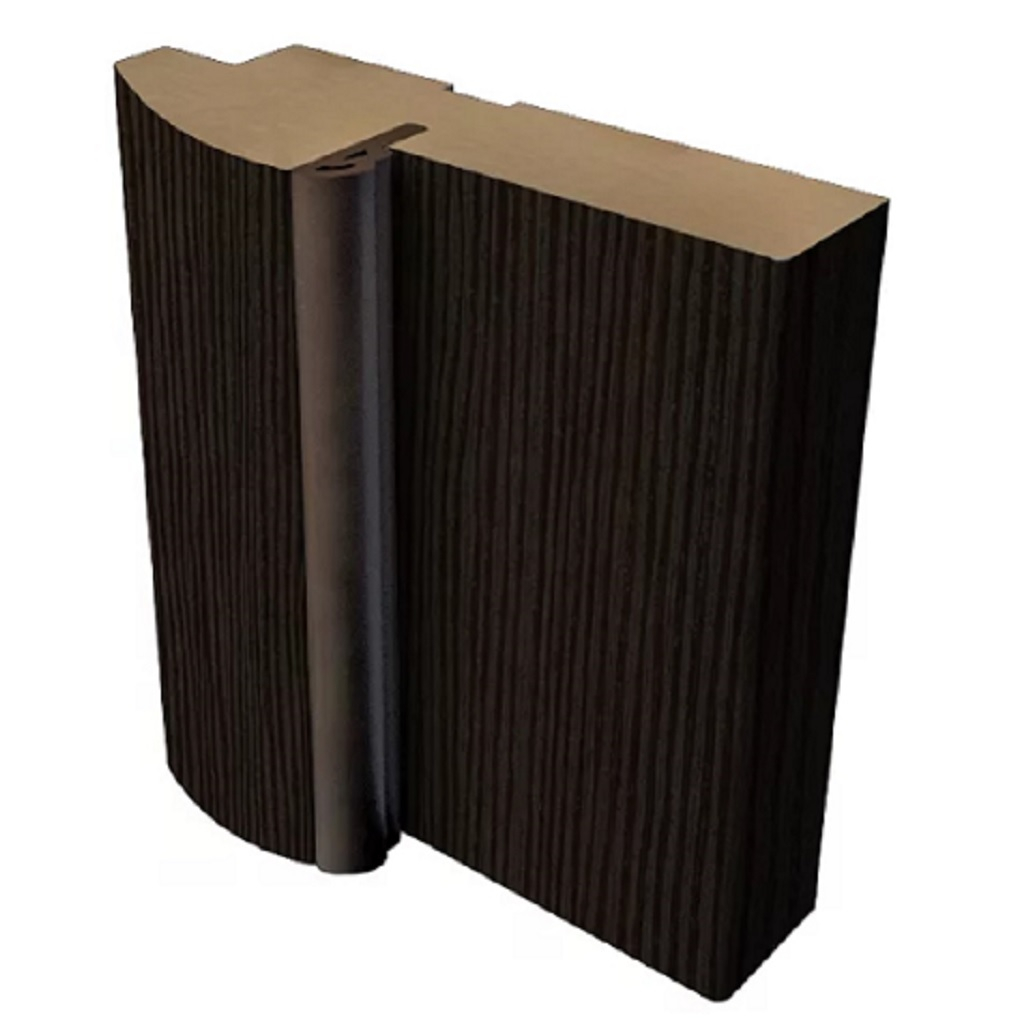 Коробка дверная ПВХ венге 75х35 мм х 2.07 м, структурированная фактура