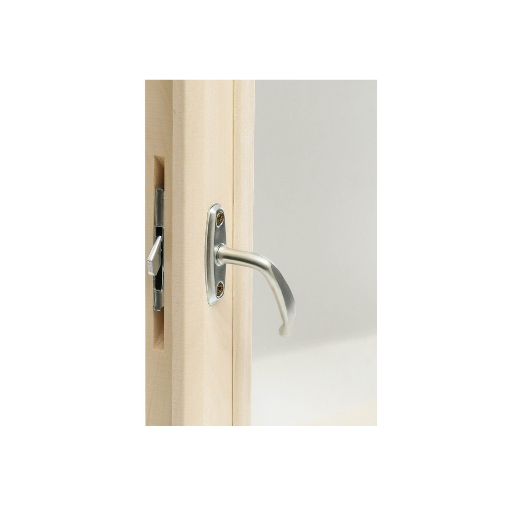 Оконный блок деревянный 400х400 мм 2 стекла, одностворчатый, липа