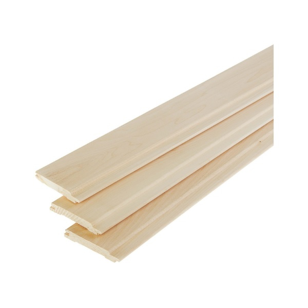 Вагонка, сорт В, Липа 15х96х2000 мм, для бани и сауны, в упаковке 10 штук