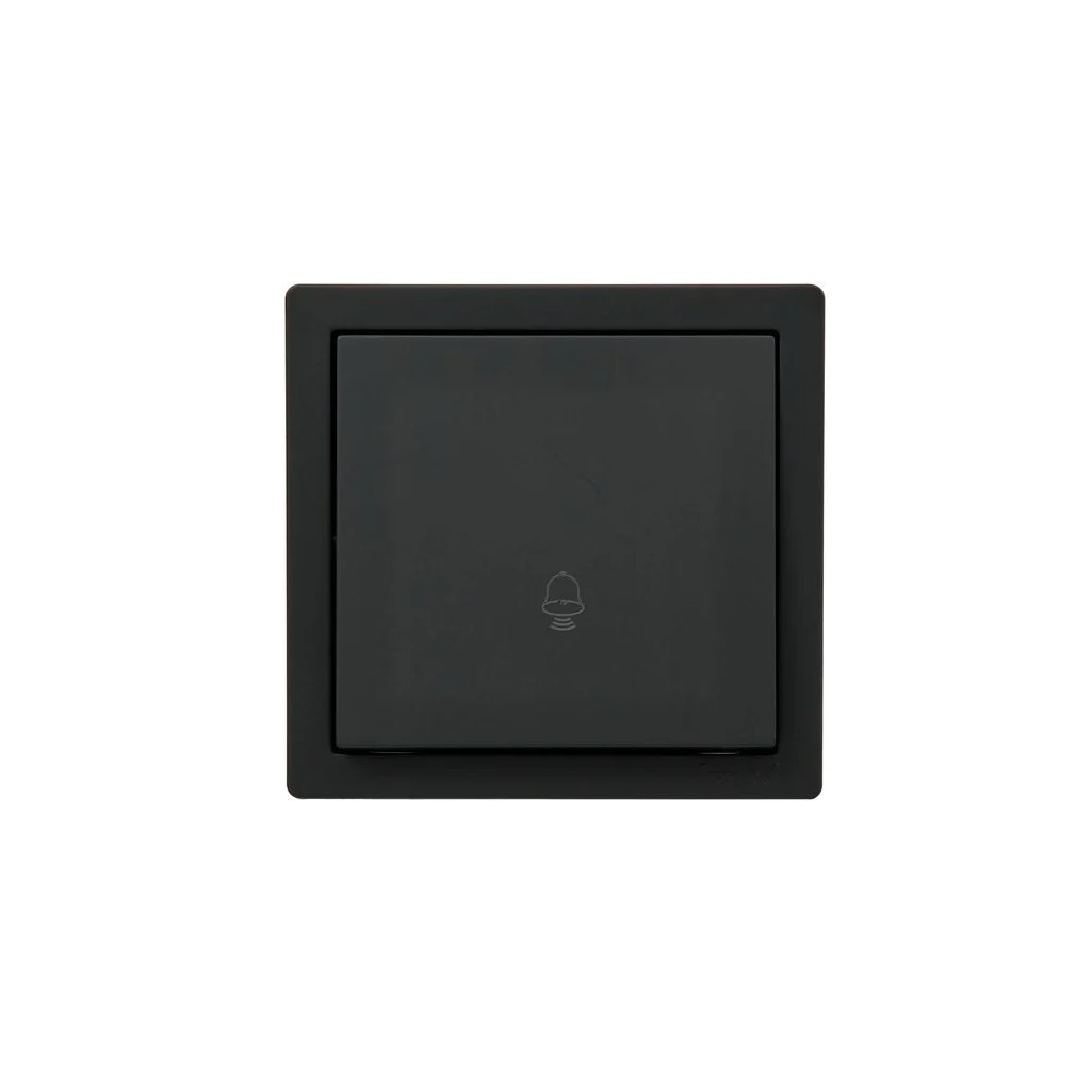 Кнопка звонка Lezard Leto 752-4200-103 накладная, черный бархат