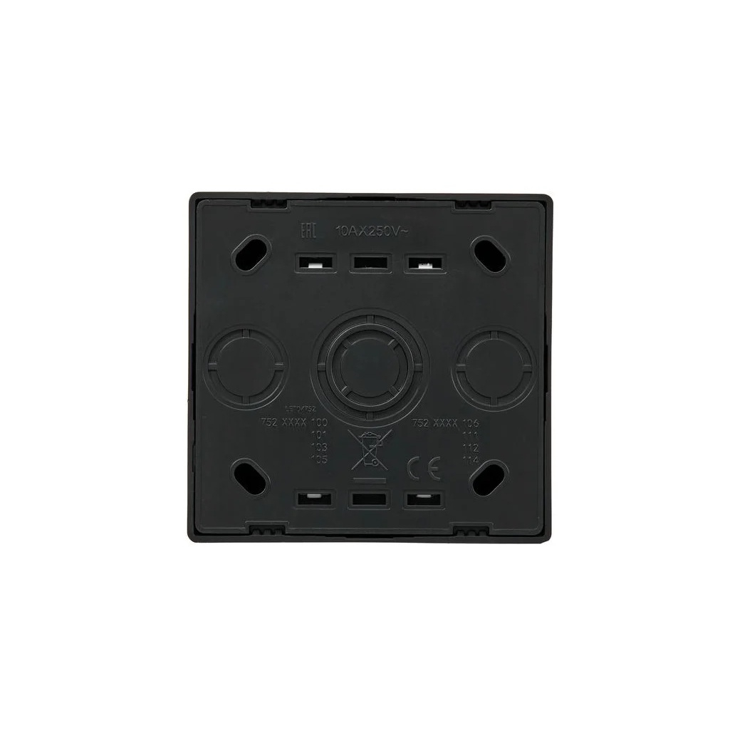 Кнопка звонка Lezard Leto 752-4200-103 накладная, черный бархат