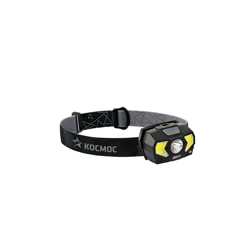 Фонарь светодиодный налобный КОСМОС ХРЕ LED 2х2Вт СОВ красный светодиод KocHuntHelper5W на батарейках