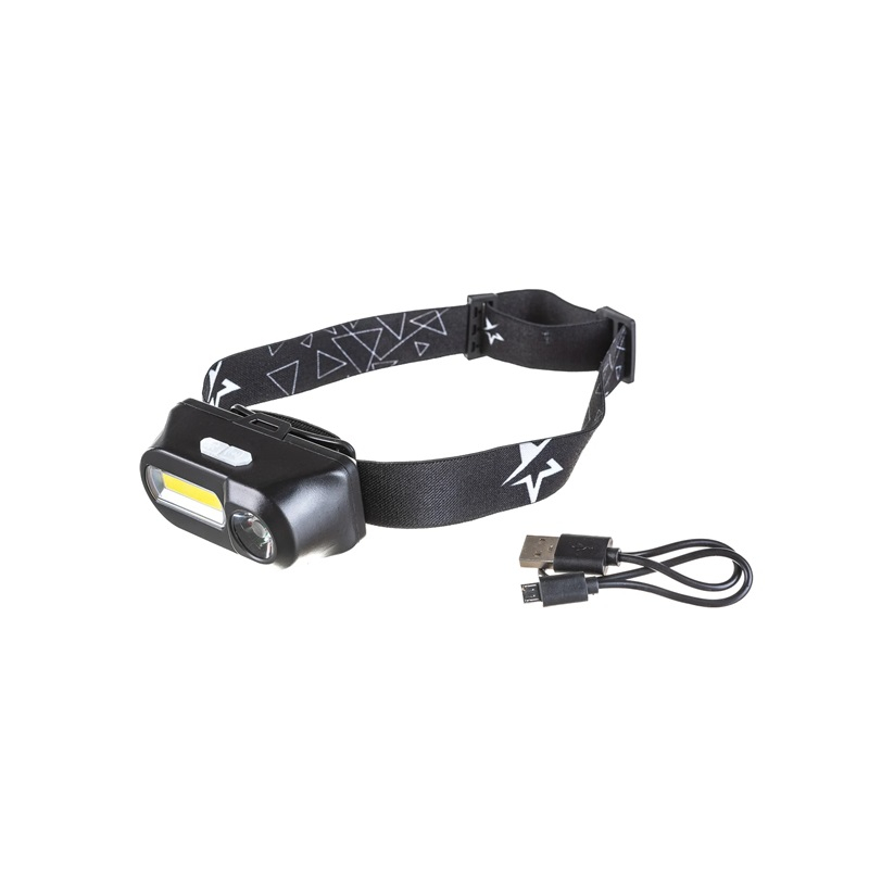 Фонарь светодиодный налобный КОСМОС XPE 3Вт + COB 3Вт KocH3WDLith аккумуляторный