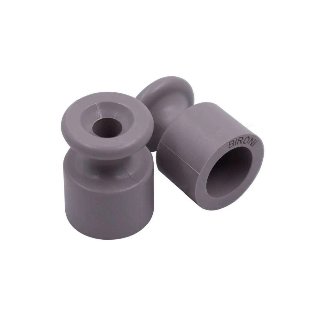 Изолятор пластиковый Bironi, внешний монтаж, цвет титан, B1-551-26-100