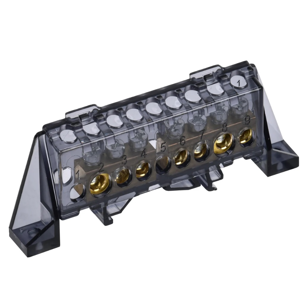 Шина нулевая Tekfor IEK N Стойка, 8х12-3+4-Ч, TF-NN20-34-DP-K02