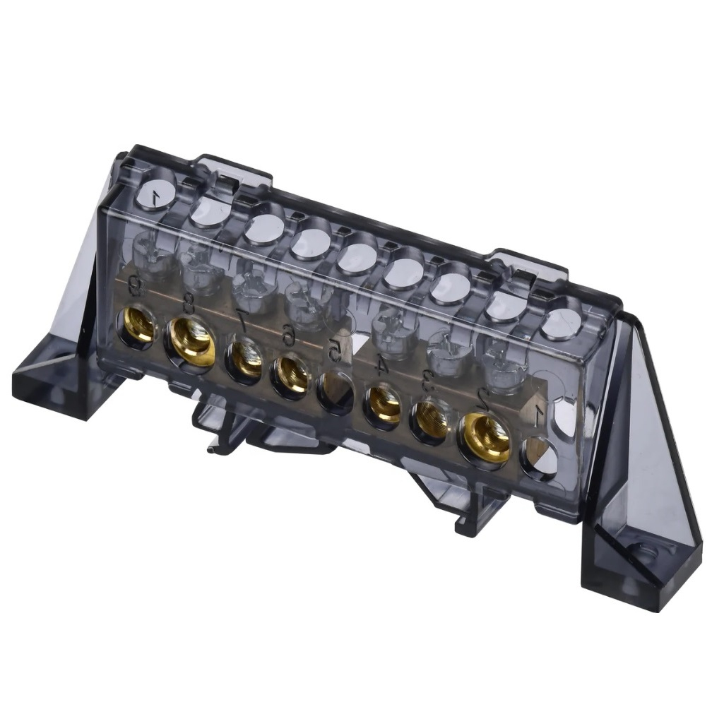 Шина нулевая Tekfor IEK N Стойка, 8х12-3+4-Ч, TF-NN20-34-DP-K02