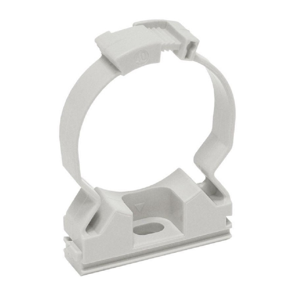 Держатель хомутный для труб Iek CFC25 d-25, серый