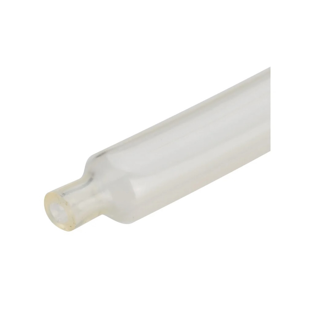 Трубка термоусадочная КВТ клеевая ТТК-(3:1)-3/1 84857, прозрачная, без подавления горения