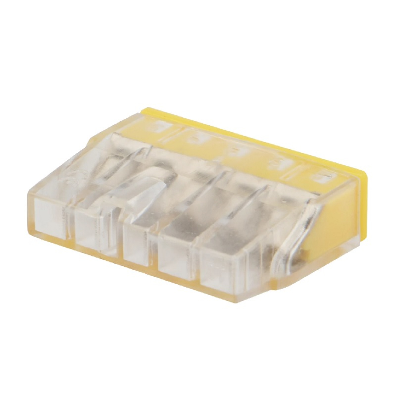 Клемма Tokov Electric CМК 2273-205 EU2.5 415 5-проводная прозр. (блистер 5 шт)