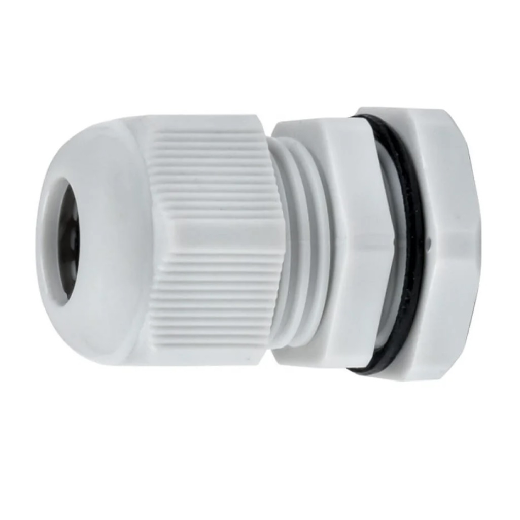 Сальник IEK PG13.5 IP54, для кабеля диаметром 7-11 мм, пластиковый, серый, YSA20-12-13-54-K41