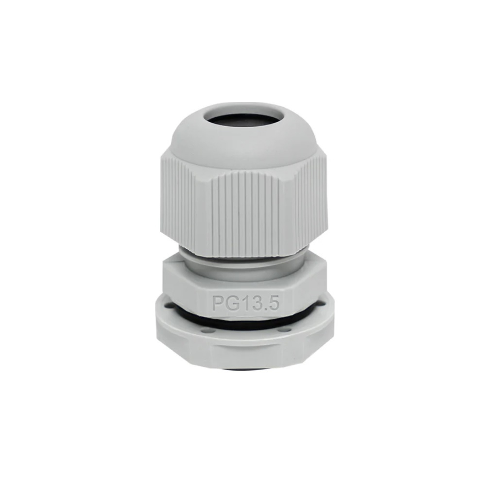 Сальник IEK PG13.5 IP54, для кабеля диаметром 7-11 мм, пластиковый, серый, YSA20-12-13-54-K41