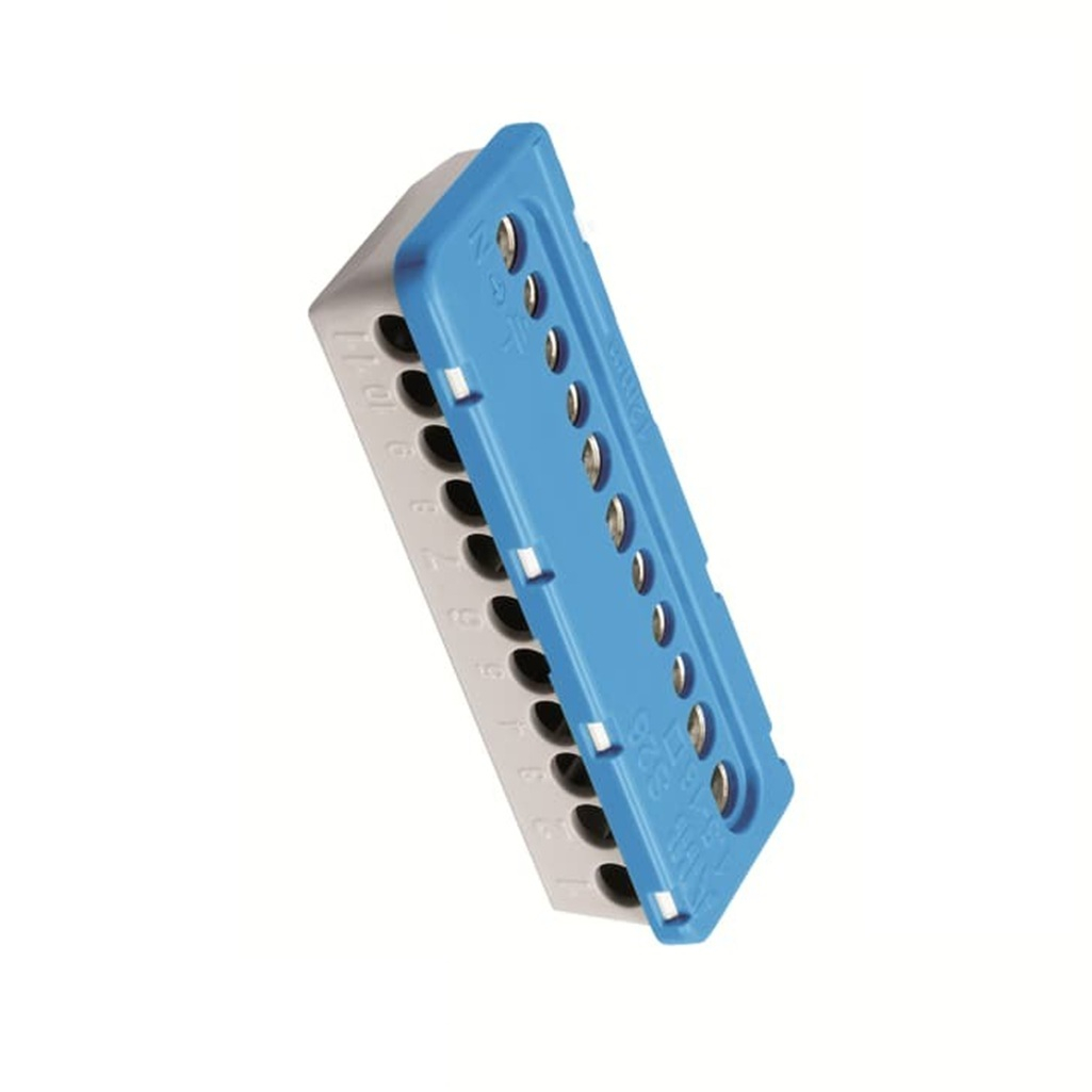Клеммник силовой винтовой ABB NK/S11, 100 А, термопласт, синий
