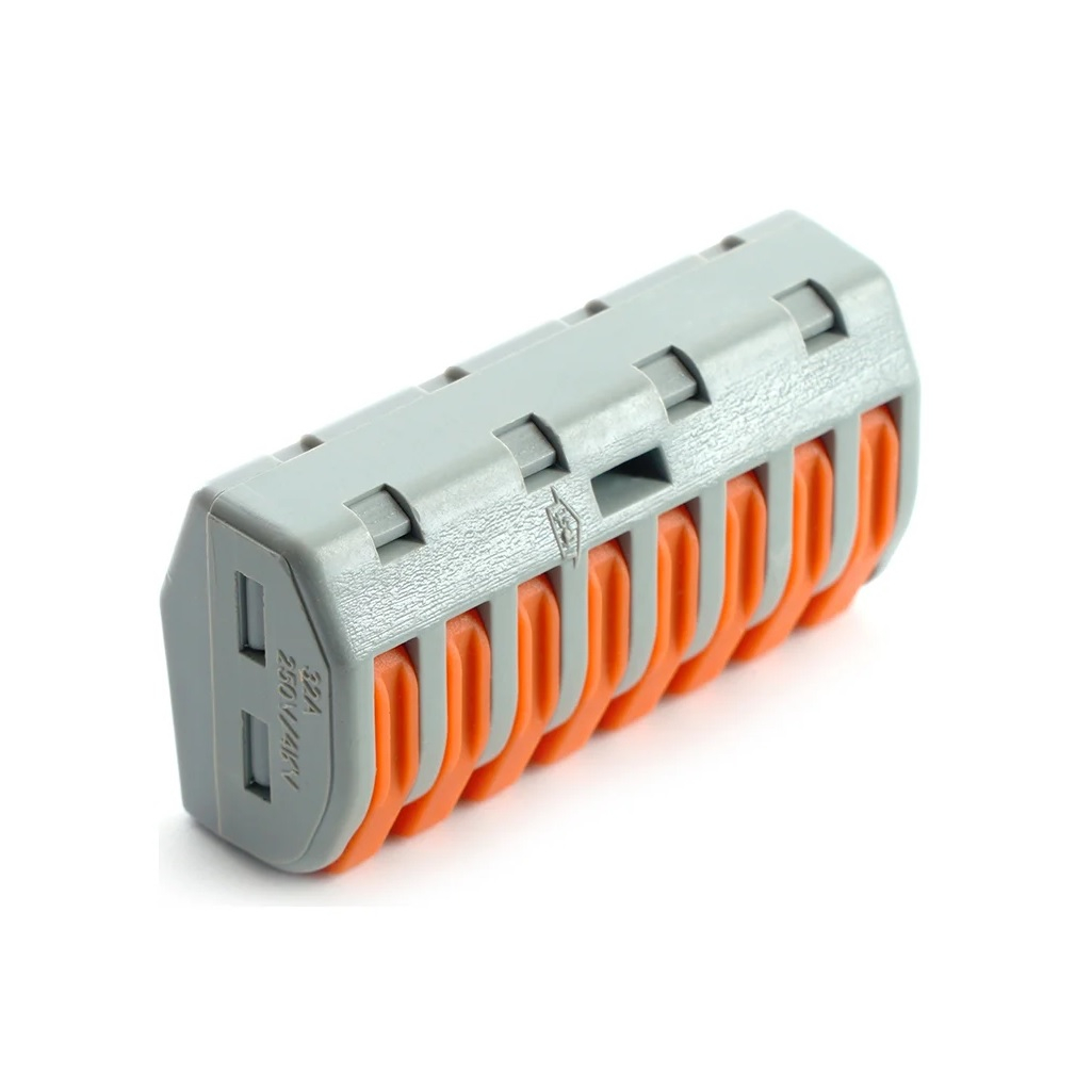 Клемма строительно-монтажная Stekker LD222-418, 8-проводная, 32399