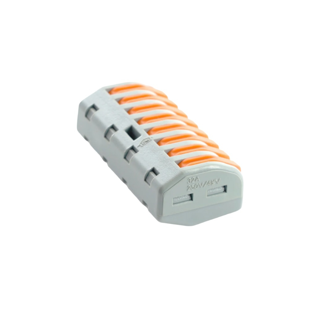 Клемма строительно-монтажная Stekker LD222-418, 8-проводная, 32399