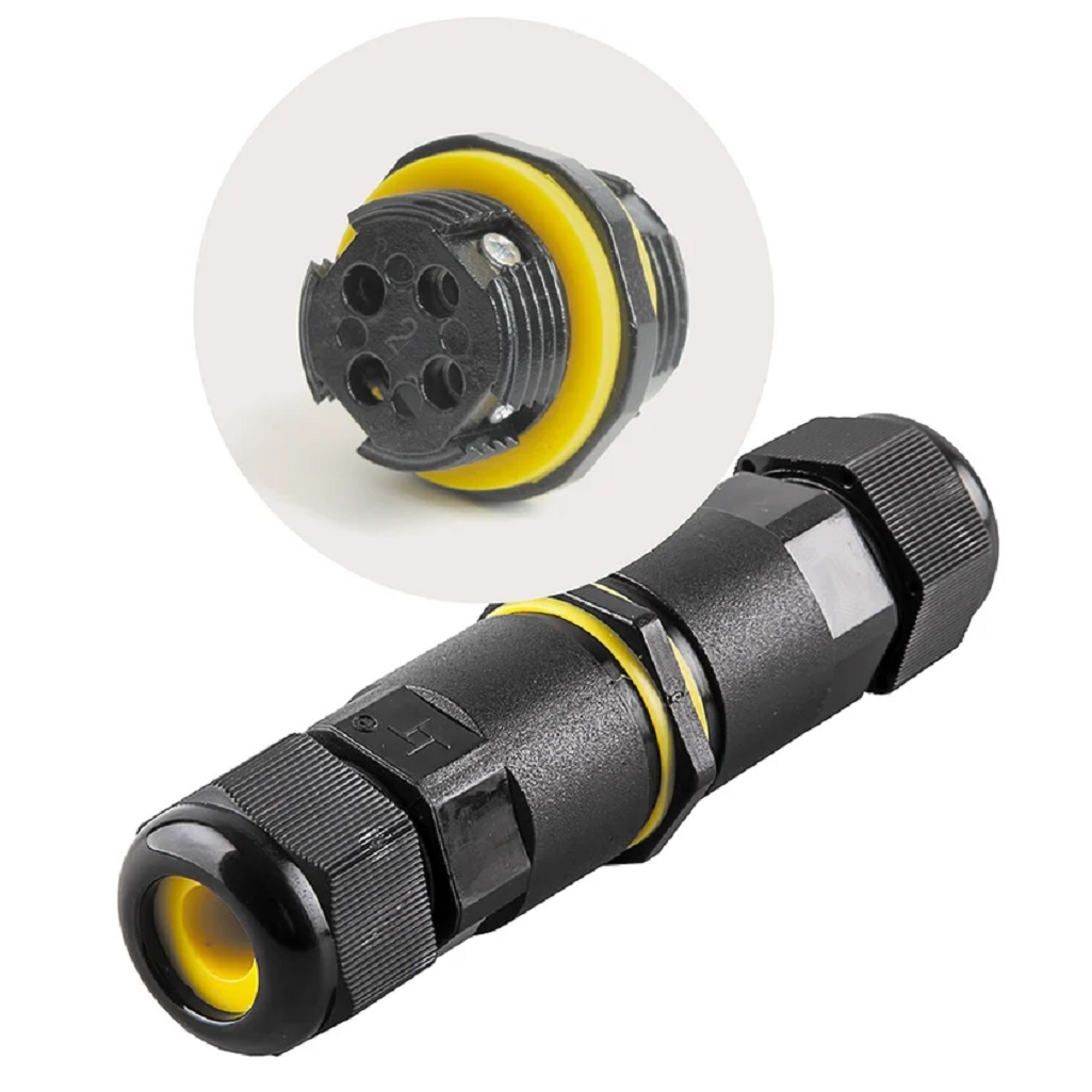 Соединитель-коннектор для проводов Stekker LD518 49186, 2-контактный, черный