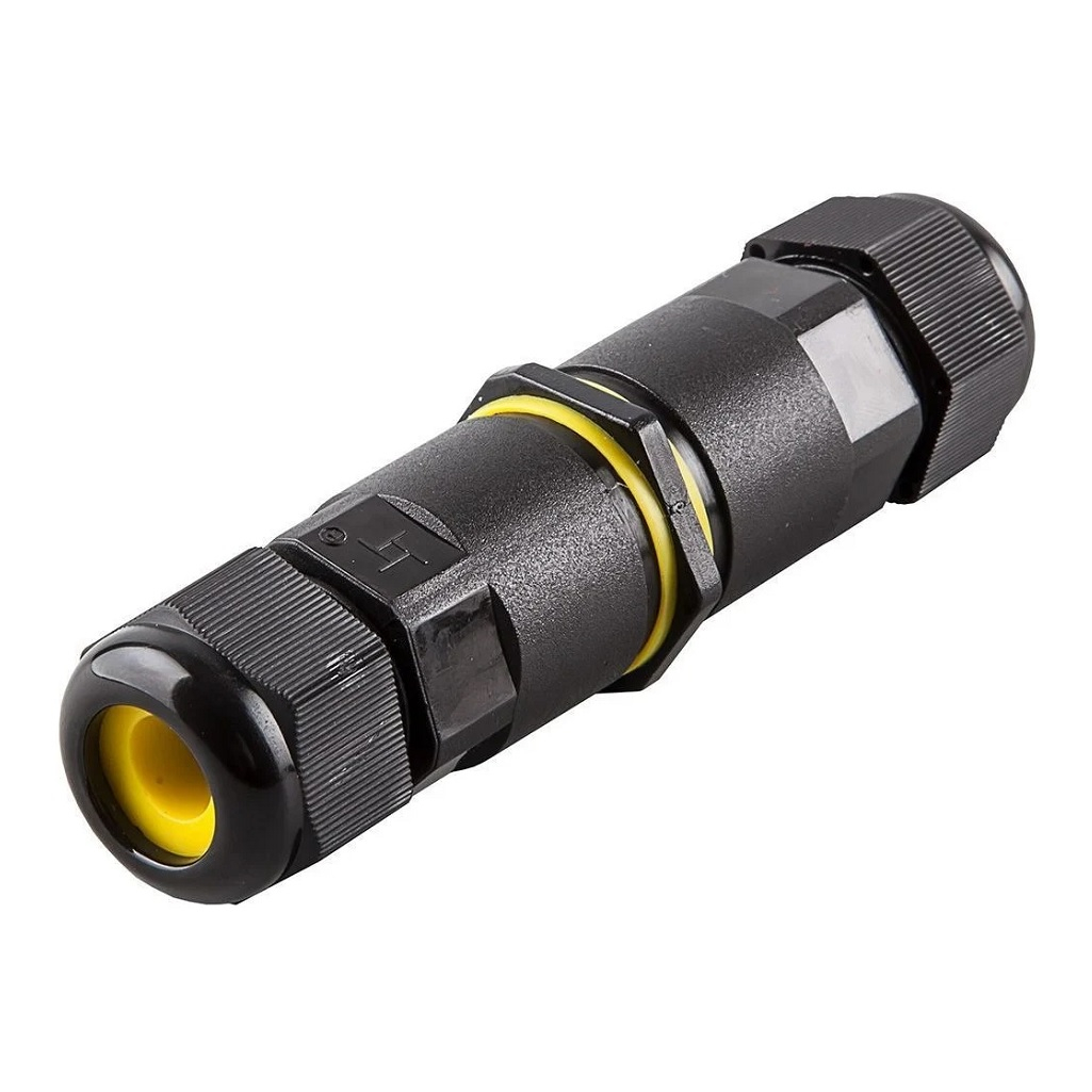 Соединитель-коннектор для проводов Stekker LD518 49186, 2-контактный, черный