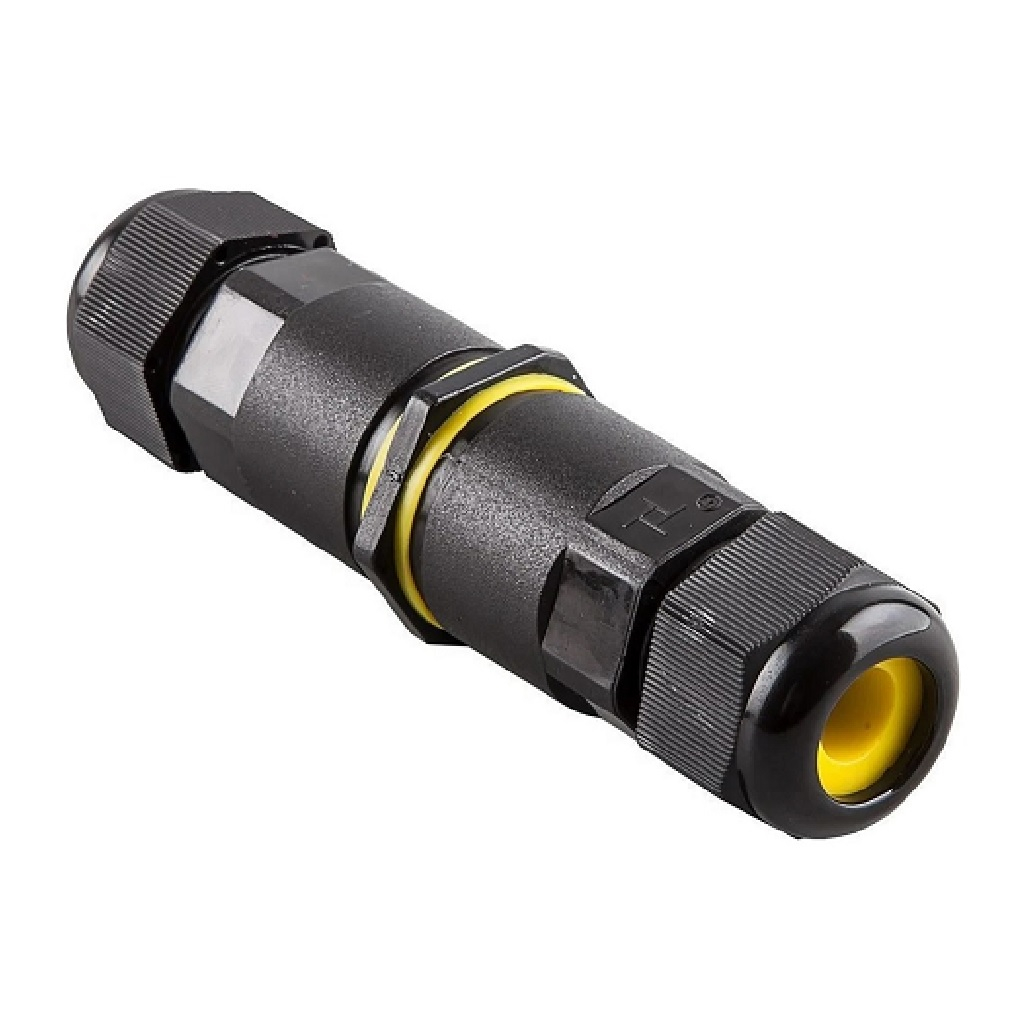 Соединитель-коннектор для проводов Stekker LD518 49186, 2-контактный, черный