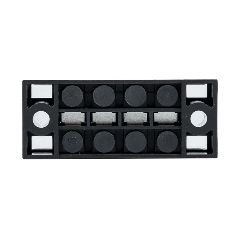 Колодка клеммная EKF TB-4504 до 4.5 кв.мм, 4 пары, 45 А, термопласт, черная