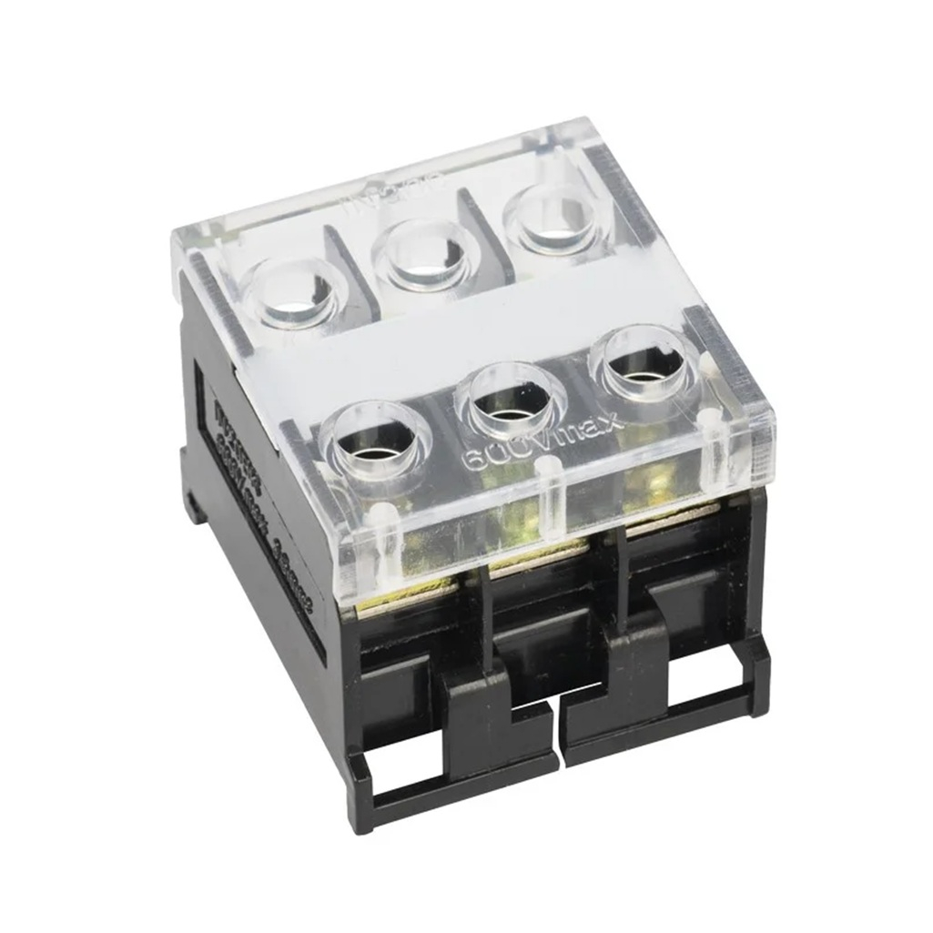 Колодка клеммная EKF bzd-4003 до 4.0 кв.мм, 30 А, полиамид, черная