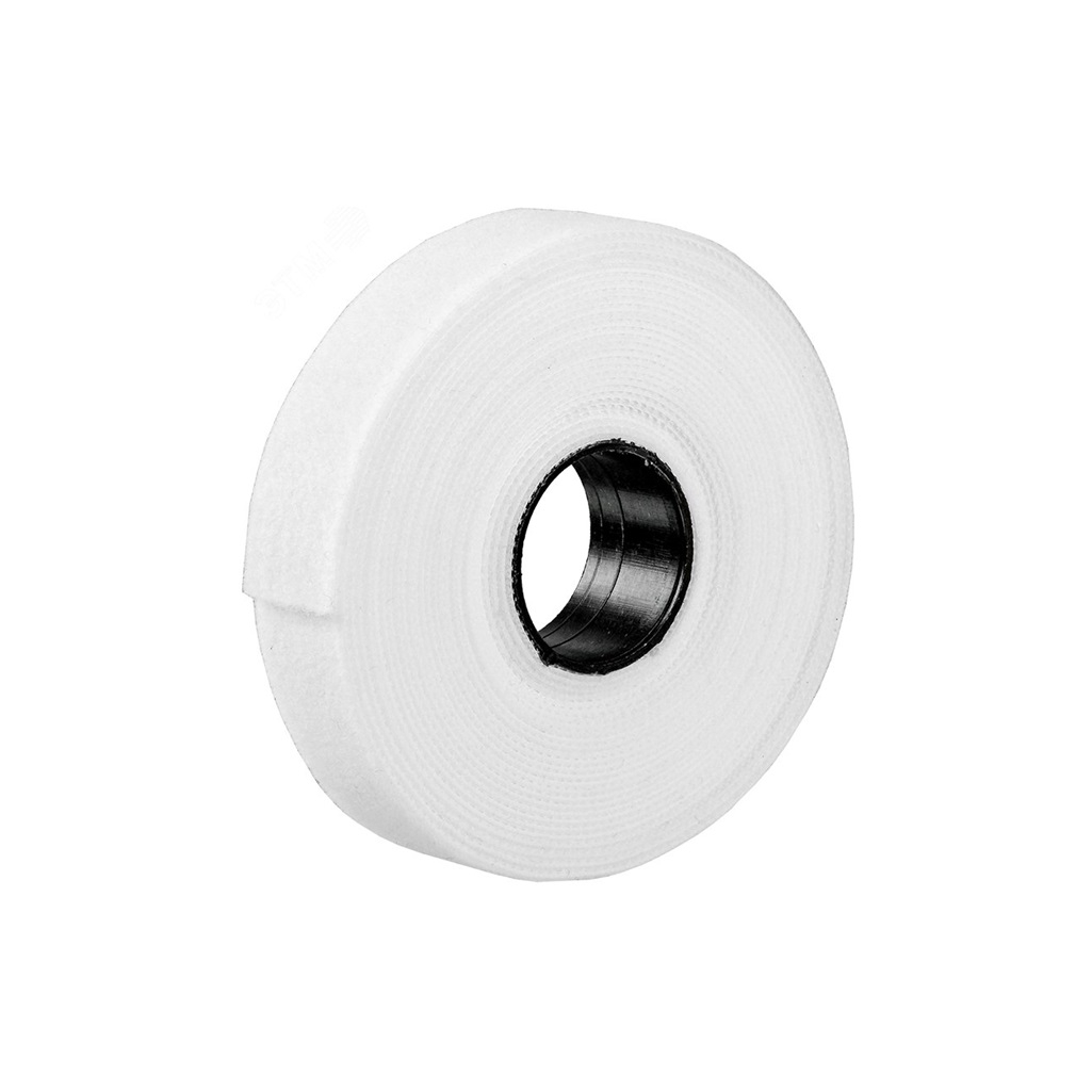 Хомут-липучка IEK ХКл  UHL11-20-5M-K01, нейлон, ширина 20 мм, ролл 5 м, белый 