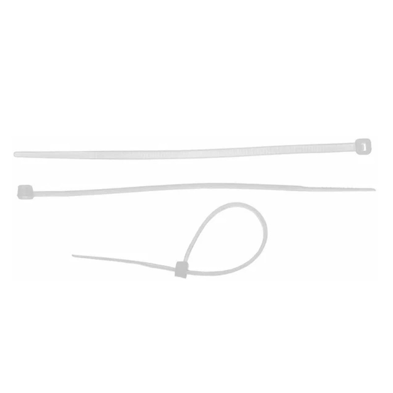 Стяжка кабельная Зубр КС-Б2 нейлон 2.5х150 мм, упаковка 50 шт, белый