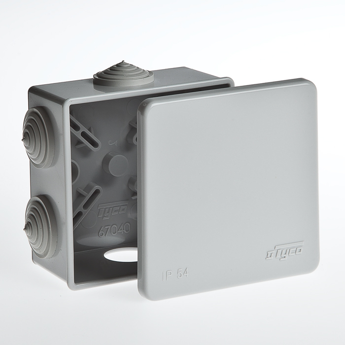 Коробка распаячная 85х85  Тусо  квадр. 67040