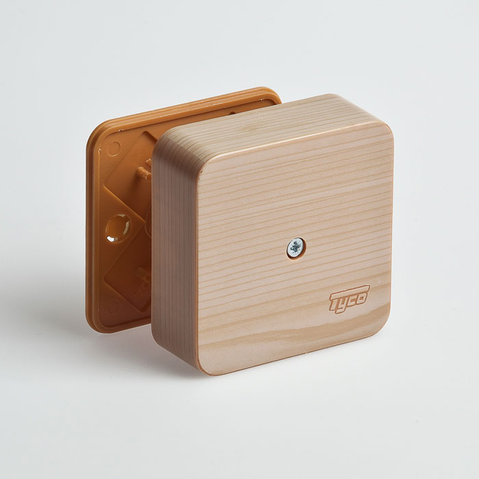 Коробка распаячная 80х80х25 сосна 65005-27М