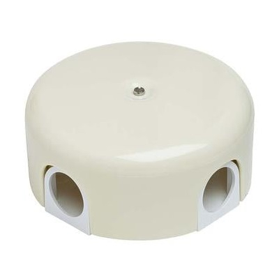 Коробка распределительная BIRONI ЛИЗЕТТА d78мм ABS-пластик, слоновая кость