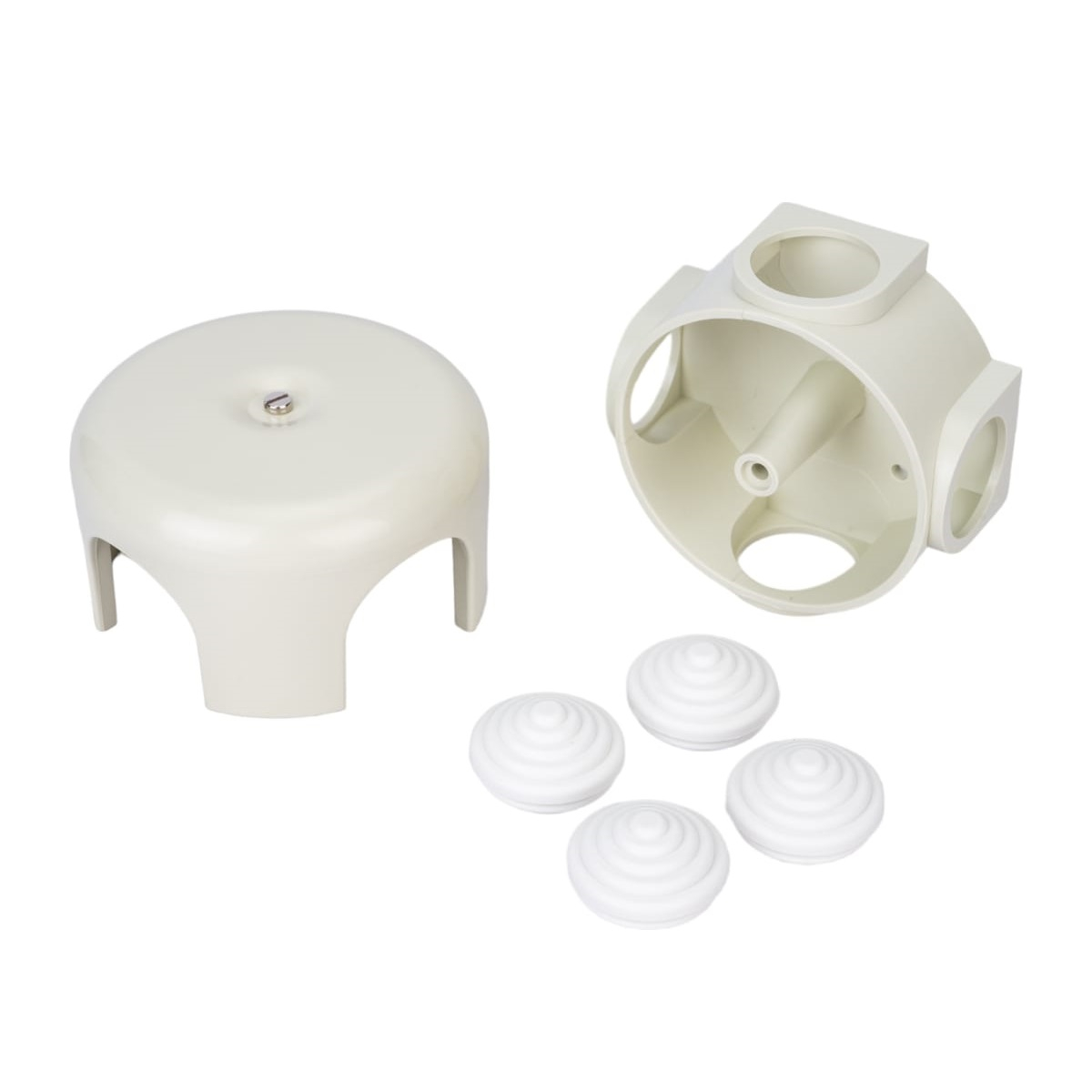 Коробка распределительная BIRONI ЛИЗЕТТА d78мм ABS-пластик, слоновая кость