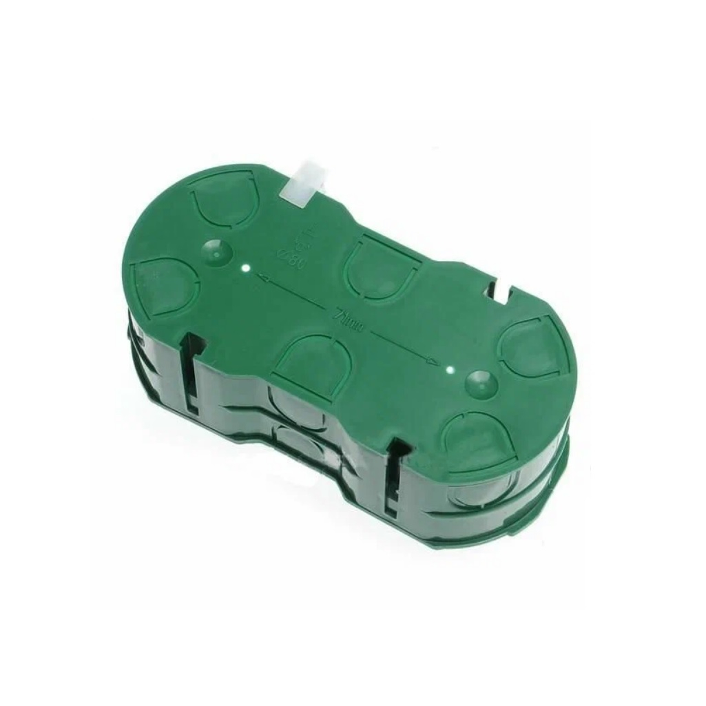 Коробка установочная Systeme Electric KM-252, 2-местная, для скрытого монтажа