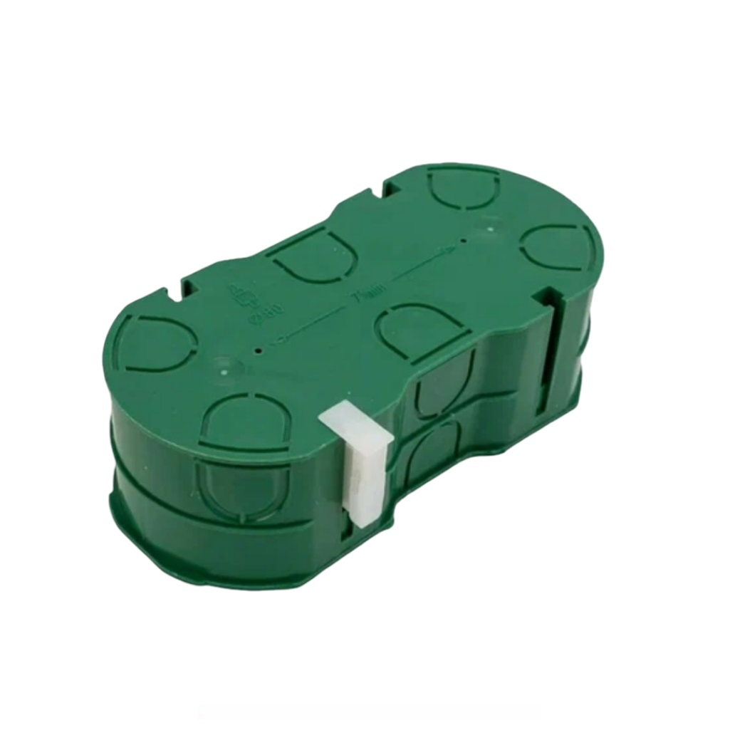 Коробка установочная Systeme Electric KM-252, 2-местная, для скрытого монтажа