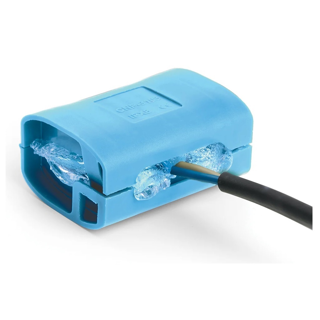 Коробка изоляционная Stekker LD547 49238, 450В, с гелем, синий 26х38х42 см