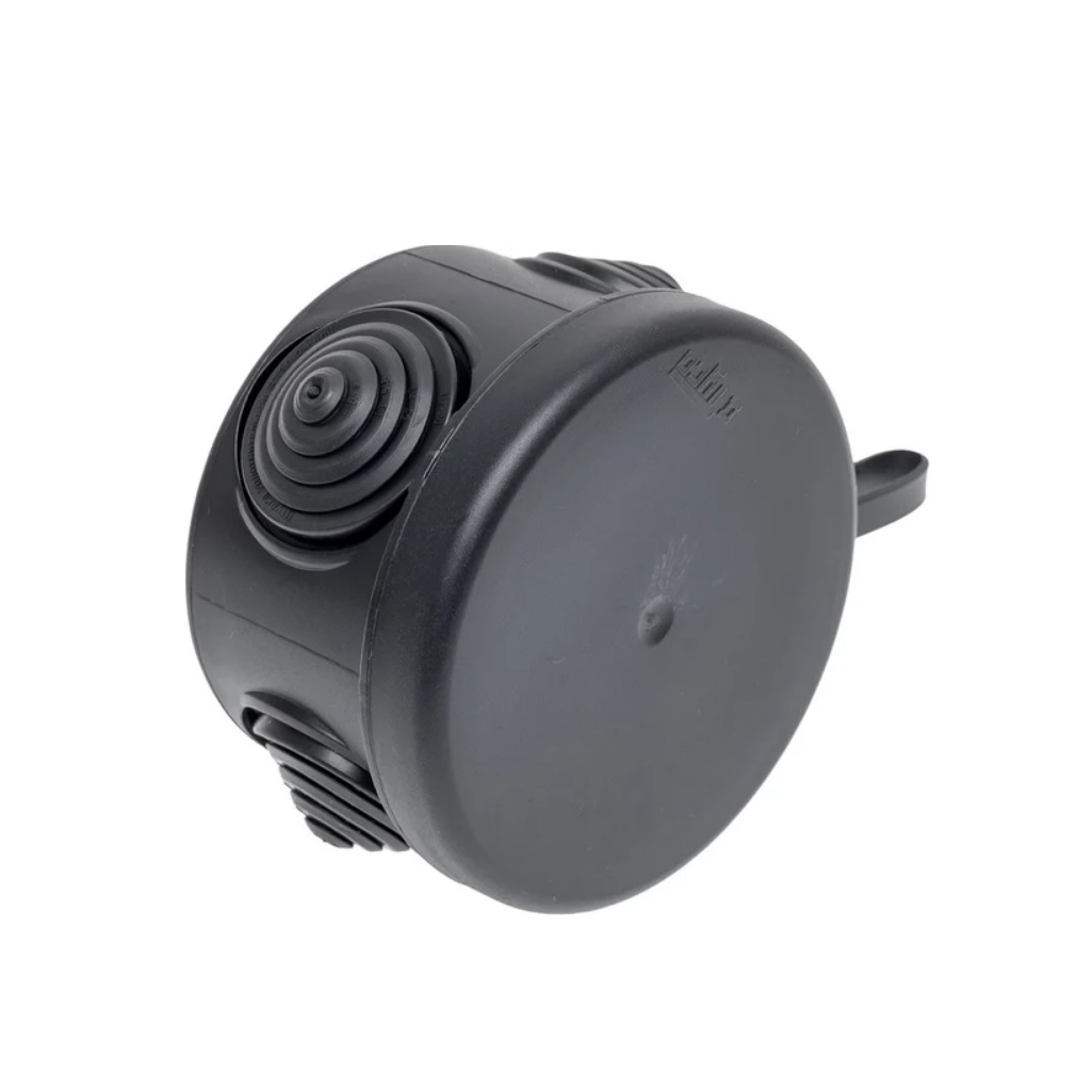 Коробка распаячная Ruvinil 67020МЧ, 1933483, 70х50 мм, черная, для открытой проводки