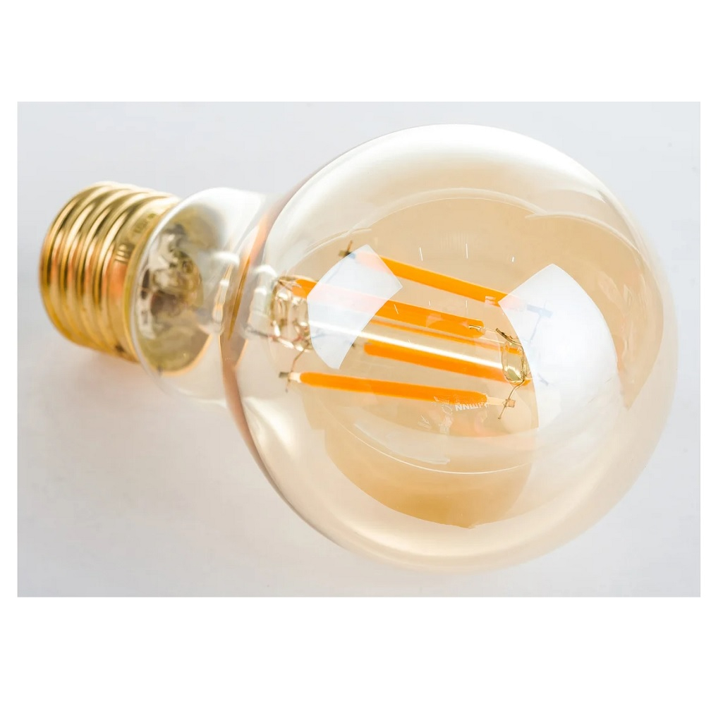 Лампа светодиодная Vintage Uniel LED-A60-6W/GOLDEN/E27 GLV21GO, золотистая