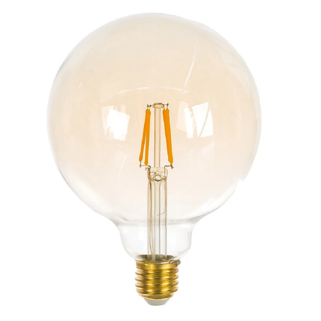 Лампа светодиодная Vintage Uniel LED-G125-8W/GOLDEN/E27 GLV21GO, золотистая