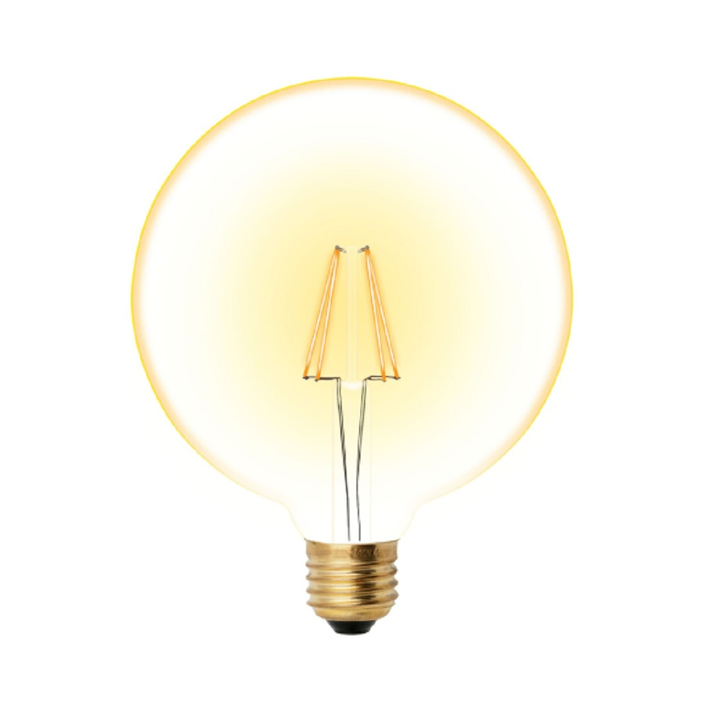 Лампа светодиодная Vintage Uniel LED-G125-8W/GOLDEN/E27 GLV21GO, золотистая