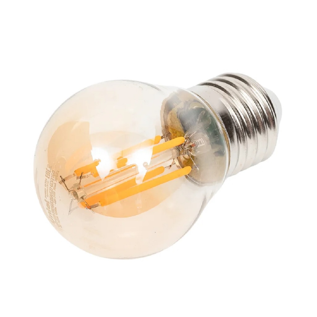 Лампа светодиодная Vintage Uniel LED-G45-5W/GOLDEN/E14 GLV21GO, золотистая